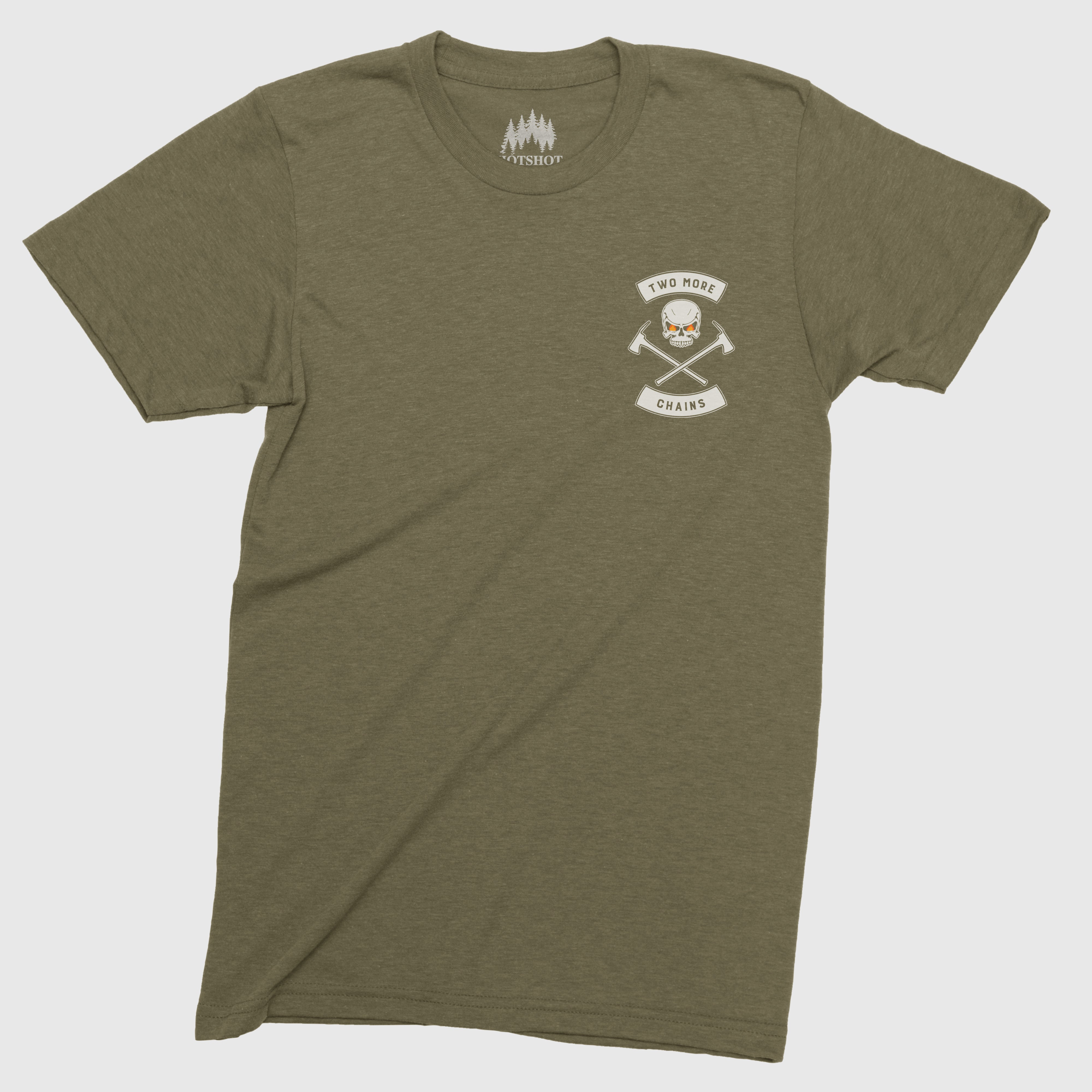 TWO MORE CHAINS OD GREEN TSHIRT