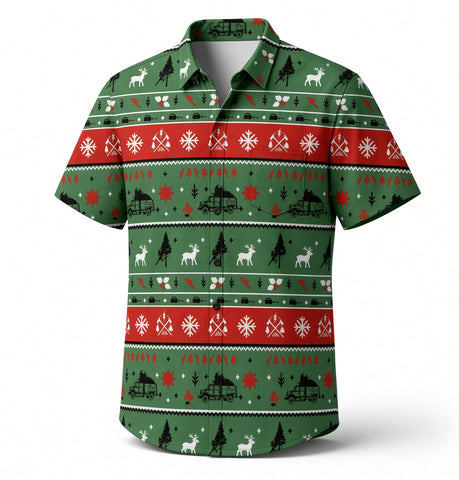 UGLY HOLIDAY BUTTON DOWN