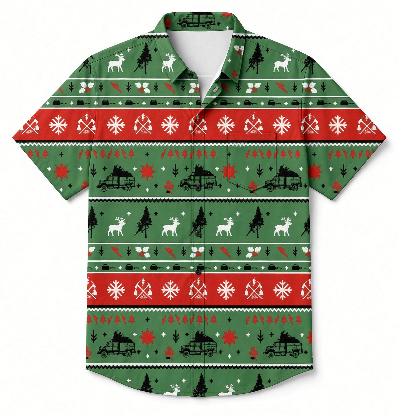 UGLY HOLIDAY BUTTON DOWN