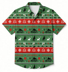UGLY HOLIDAY BUTTON DOWN