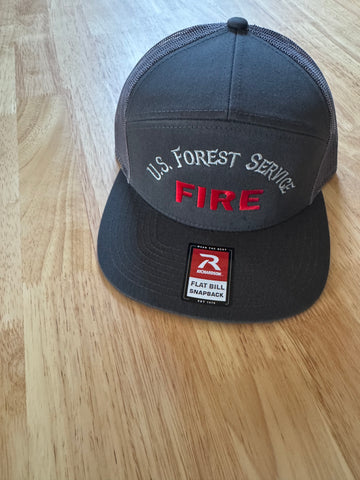 USFS FIRE HAT GREY/GREY FLATBILL