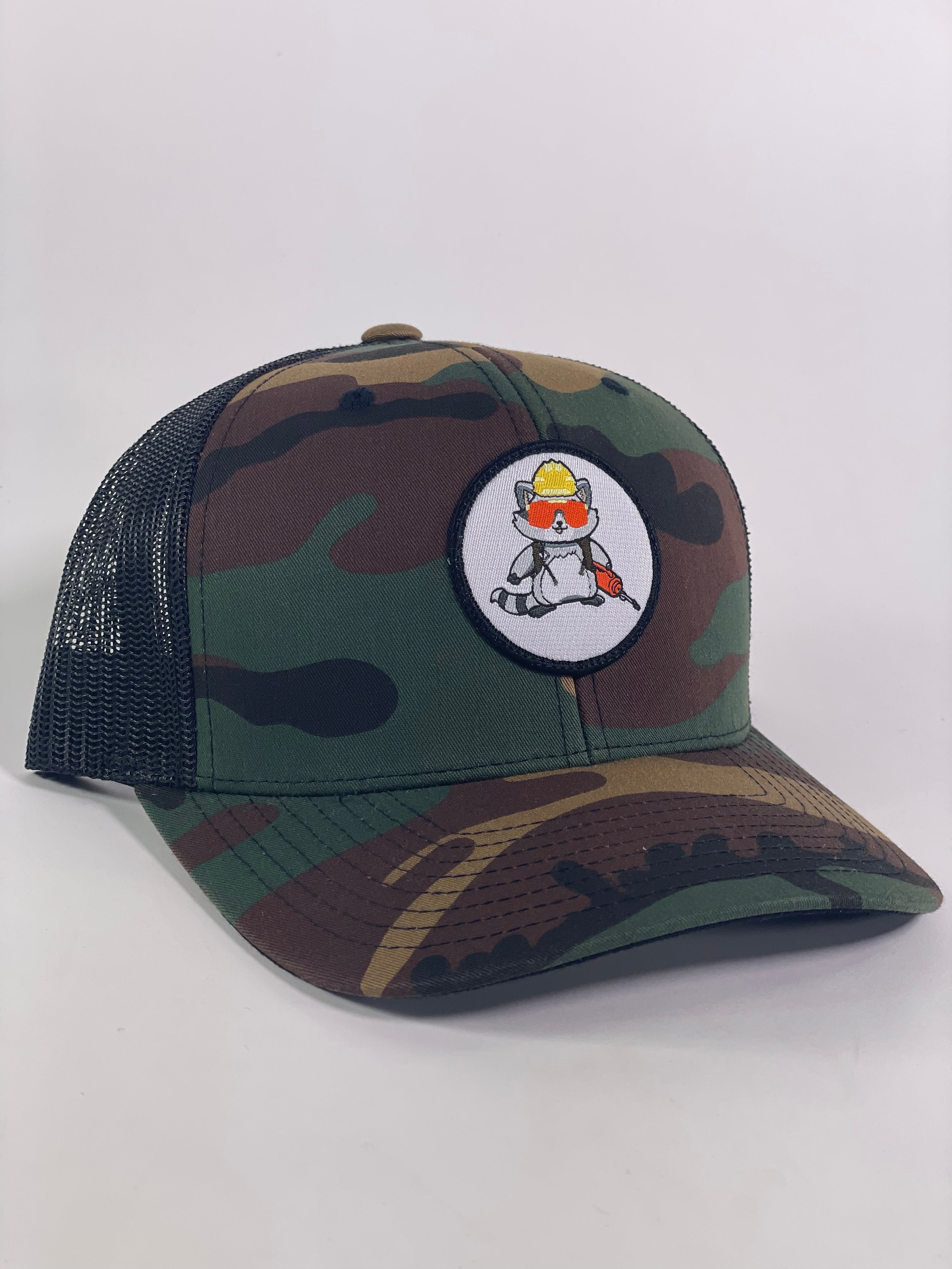 DRIP TRASH PANDA-BLACK/CAMO SNAPBACK/CURVED BILL