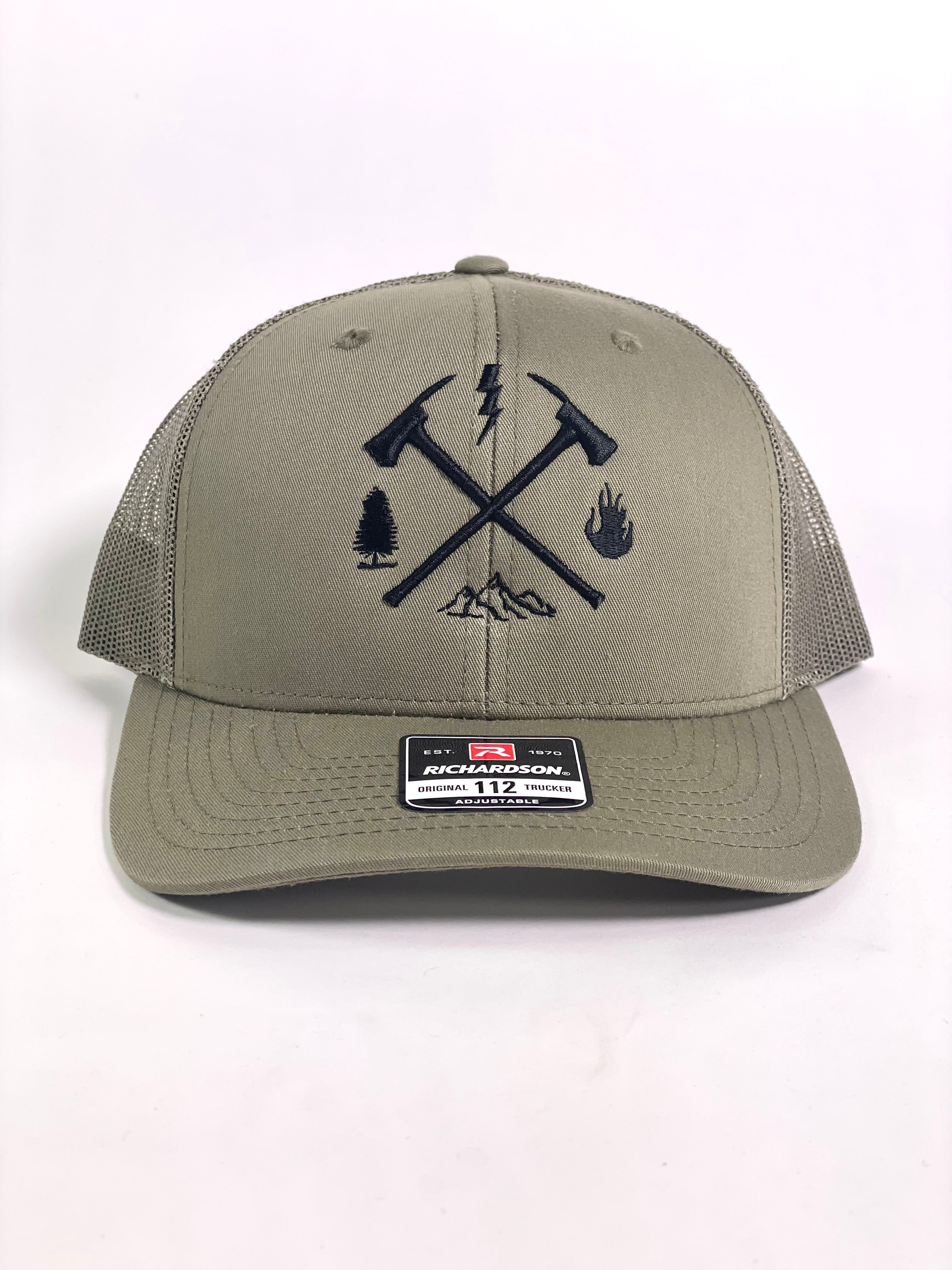 0462 - OD GREEN SNAPBACK/CURVED BILL