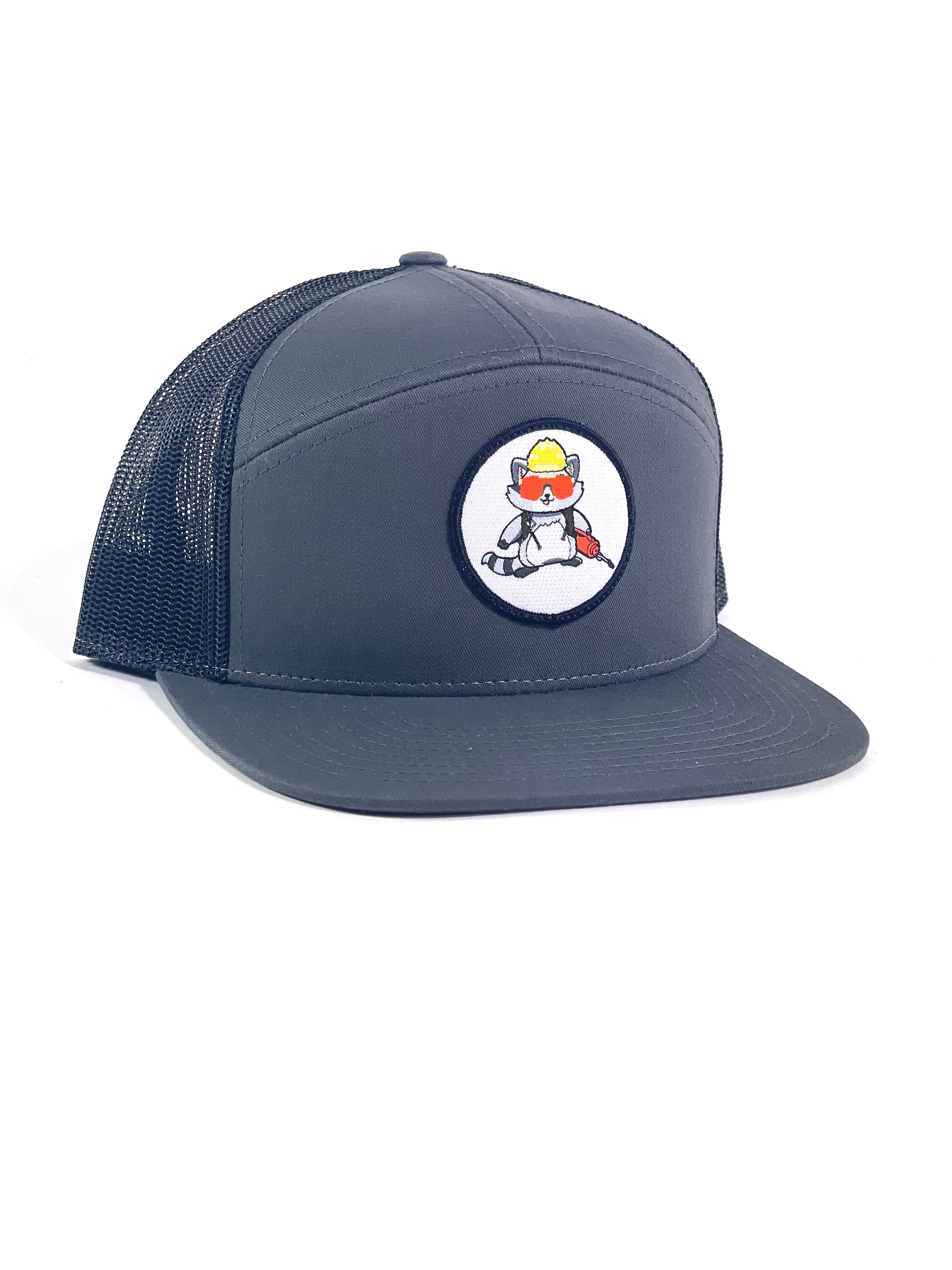 DRIP TRASH PANDA- GREY/BLACK SNAPBACK/FLAT BILL