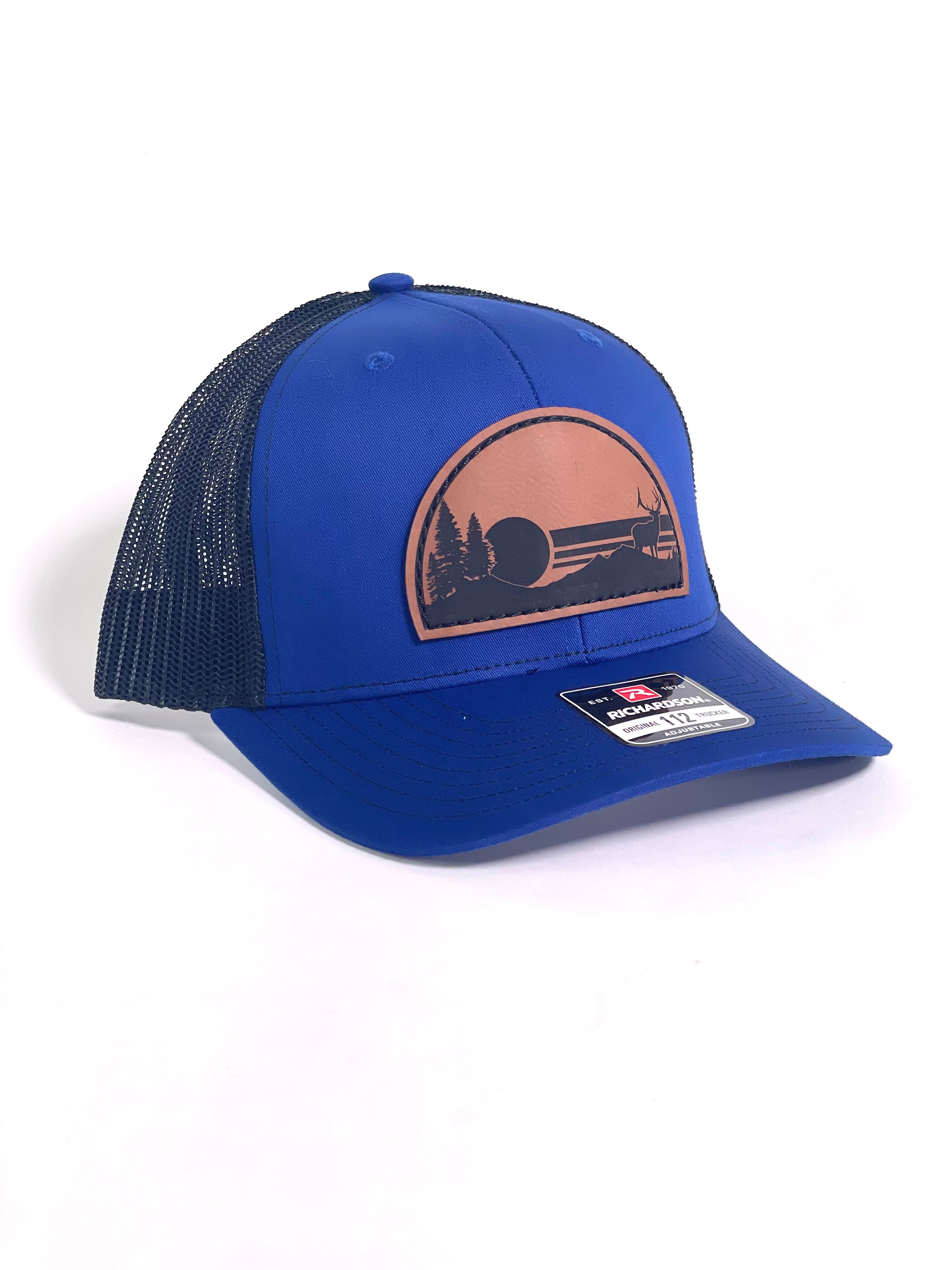 MTN ELK BLACK/BLUE SNAPBACK