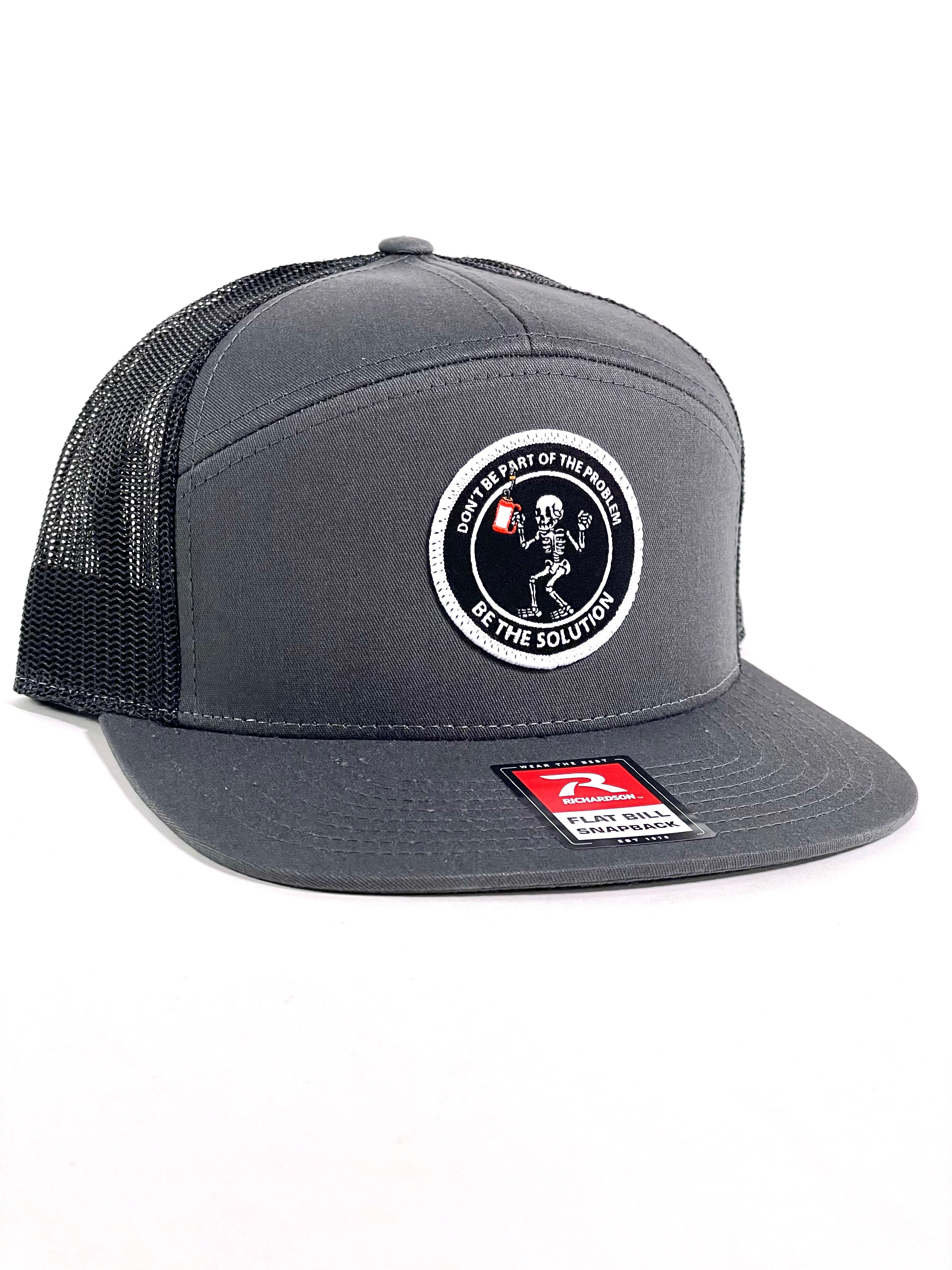 SOLUTION- GREY/GREY SNAPBACK/FLAT BILL