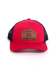 LIFESTYLE LEATHER PATCH HATS