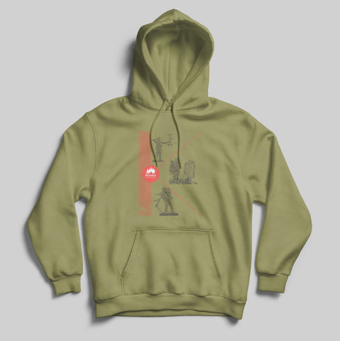 BACK COUNTRY OD GREEN- HOODIE