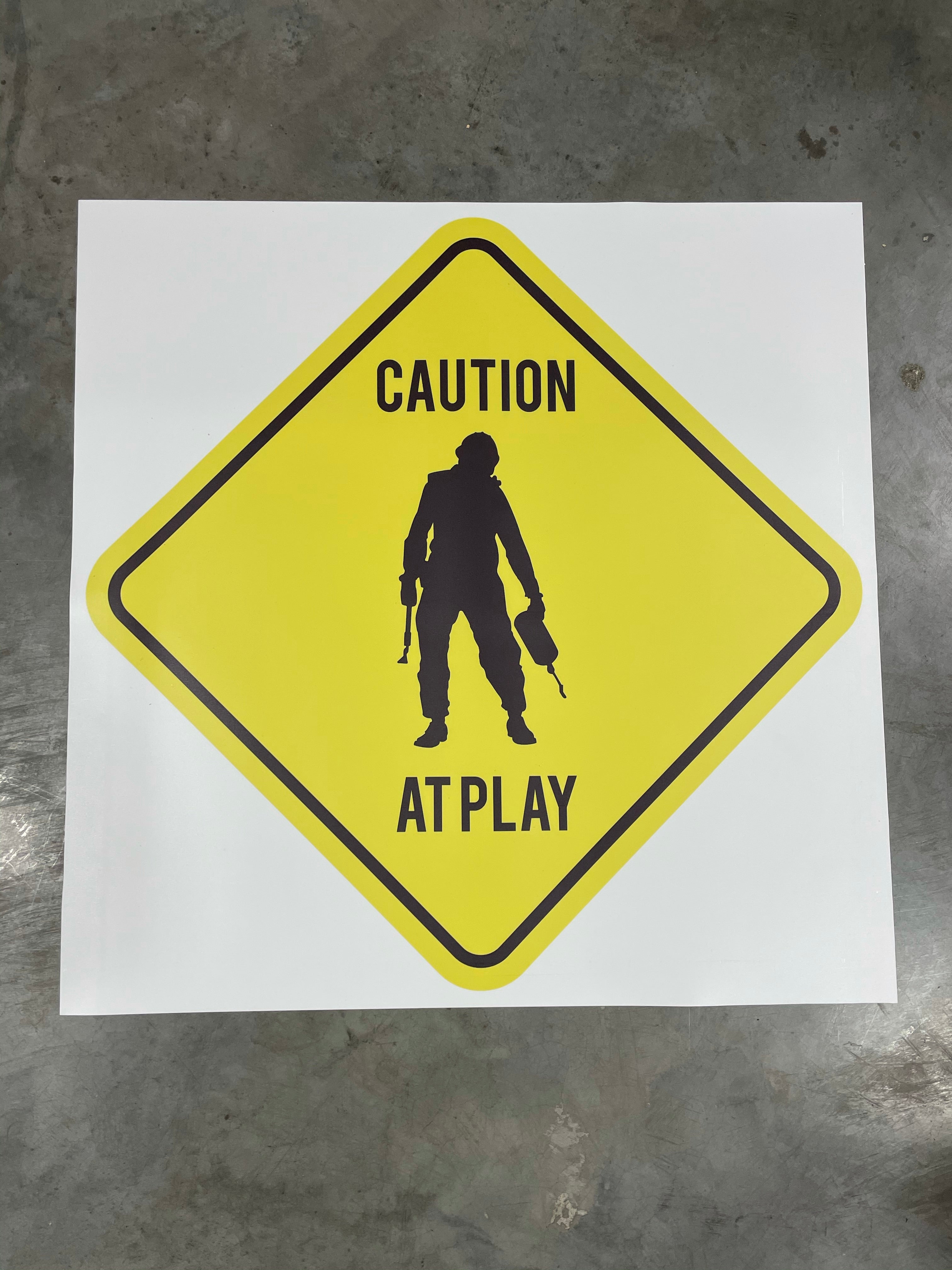 CAUTION - POSTER