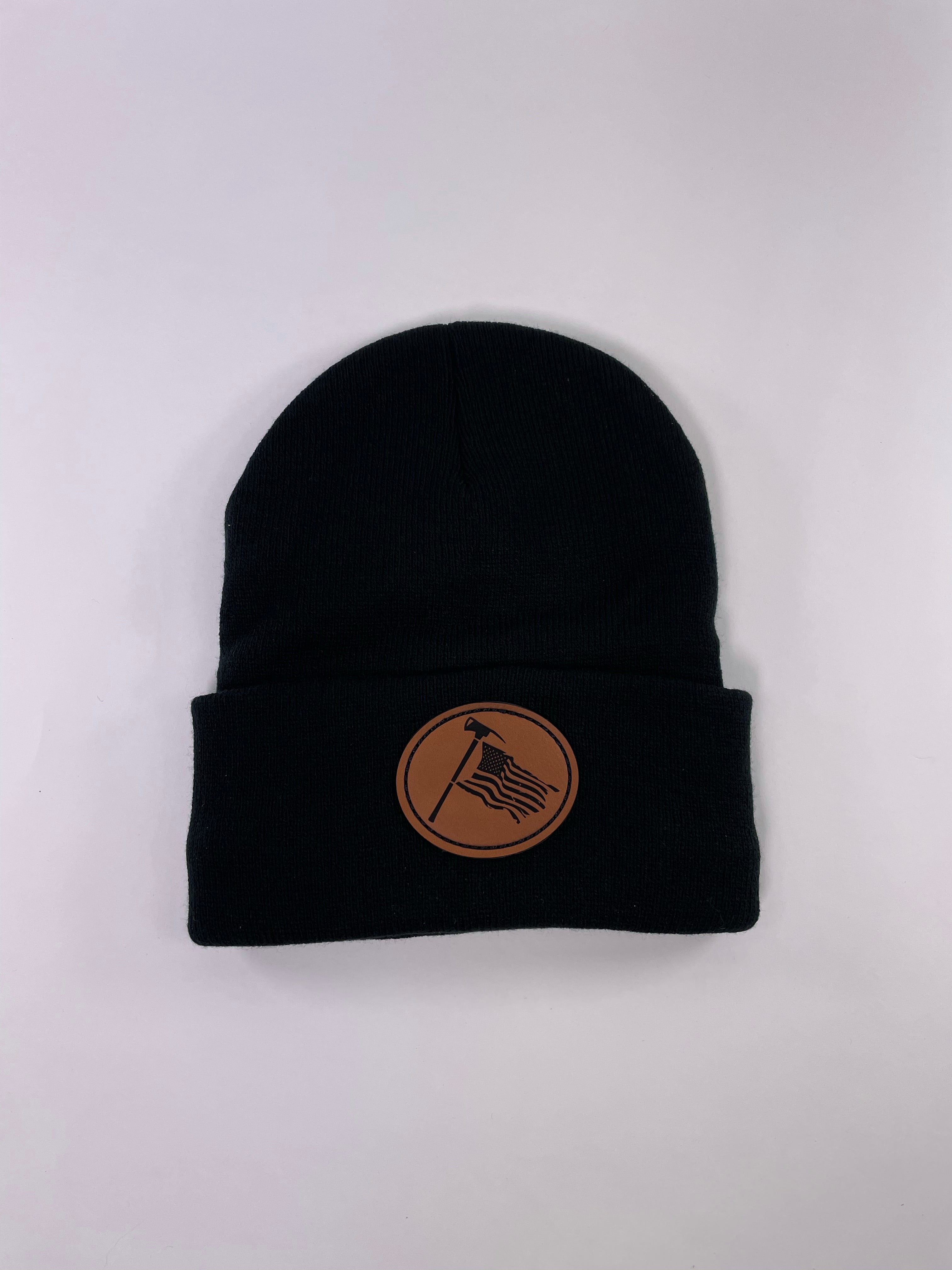 OLD GLORY-  BLACK BEANIE