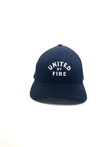 UNITED BY FIRE - EMBROIDERED - FLEX FIT/CURVED BILL (BLACK)