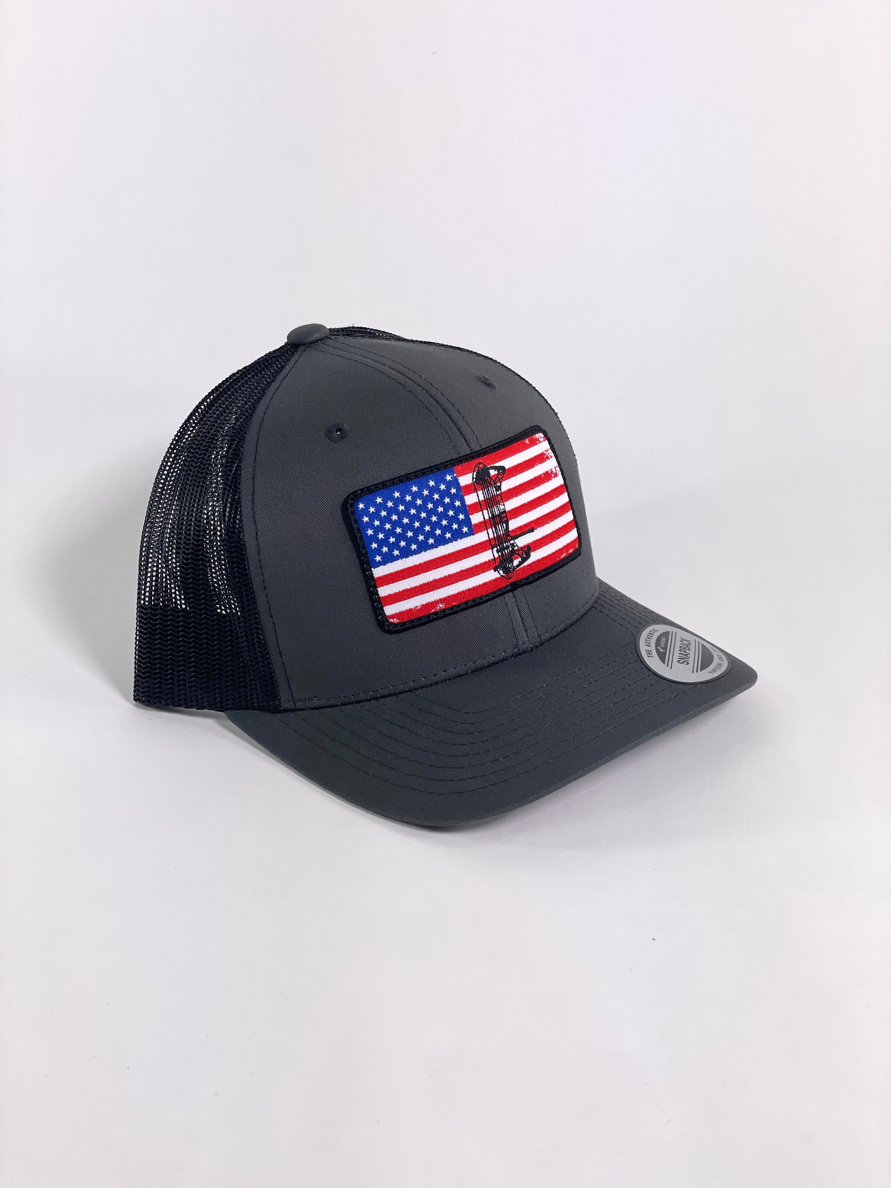 BOW AMERICA - CHARCOAL/BLACK HAT/SNAPBACK