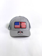BOW AMERICA - GREY/GREY CAMO SNAPBACK HAT