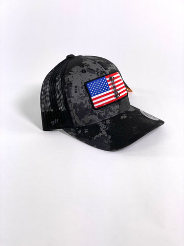 BOW AMERICA POSEIDON BLACK/SNAPBACK