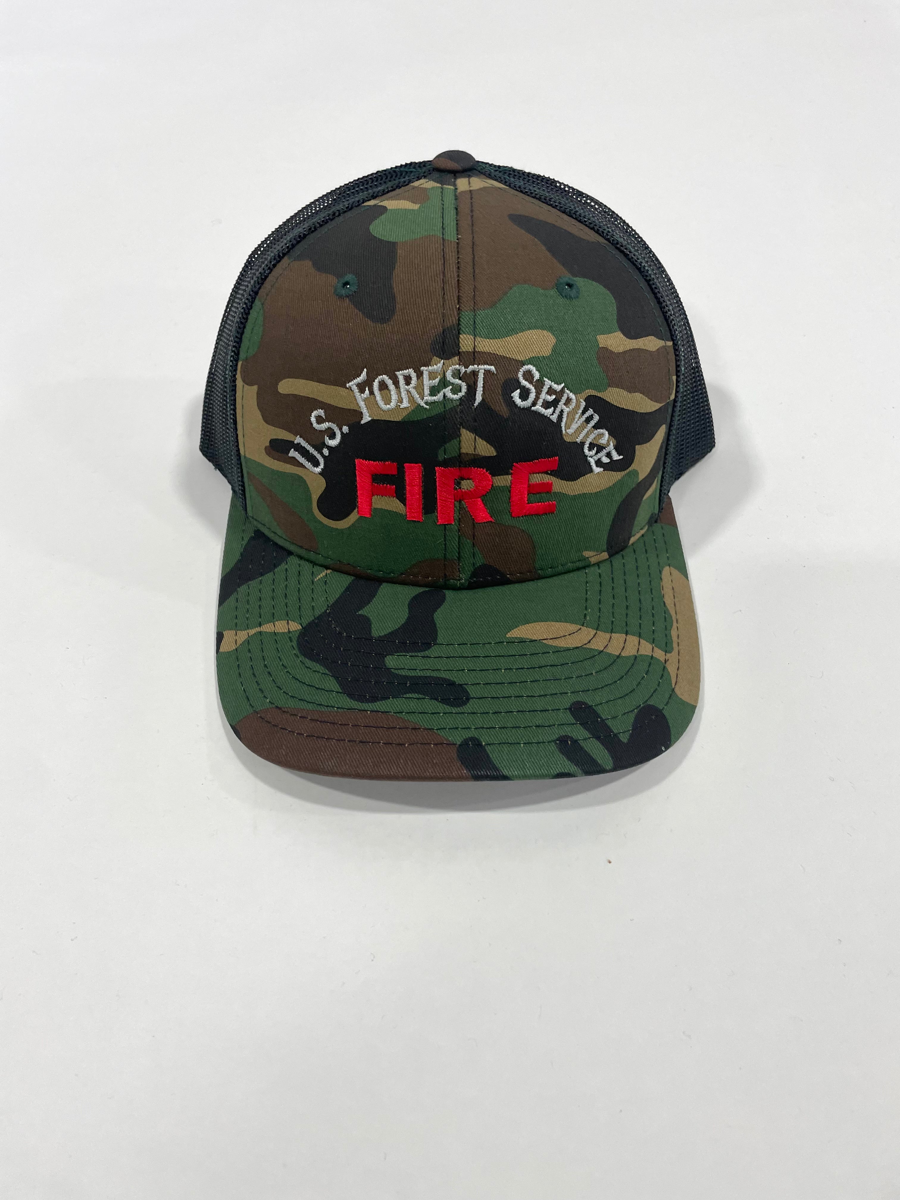 USFS FIRE HAT CAMO/BLACK