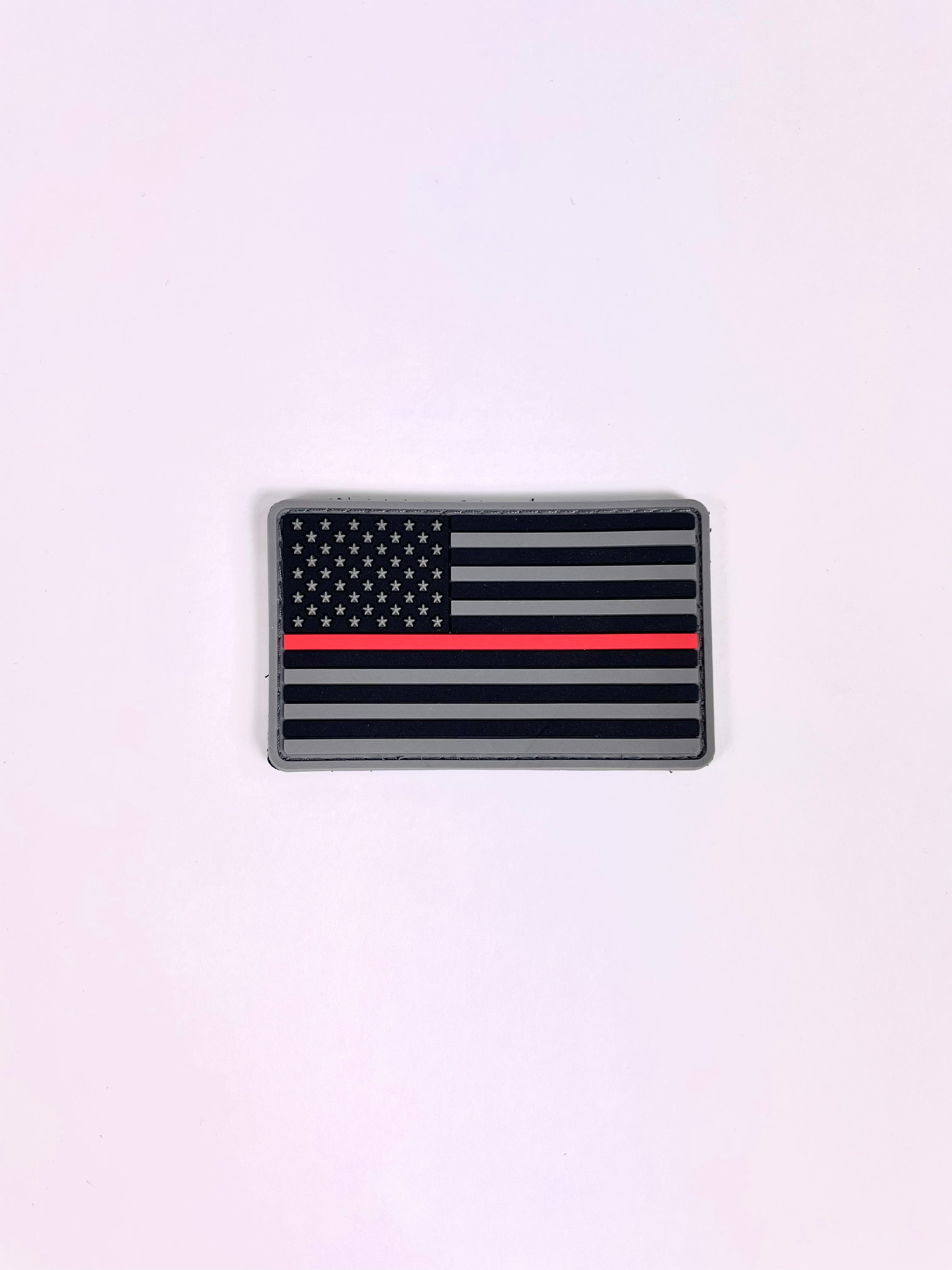 THIN RED LINE -PVC PATCH
