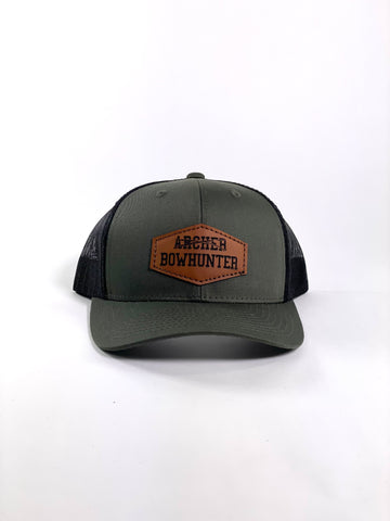 BOWHUNTER - FOREST GREEN/BLACK SNAPBACK HAT