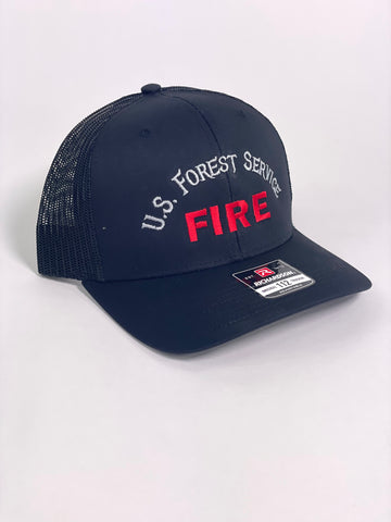 USFS FIRE HAT BLACK/BLACK